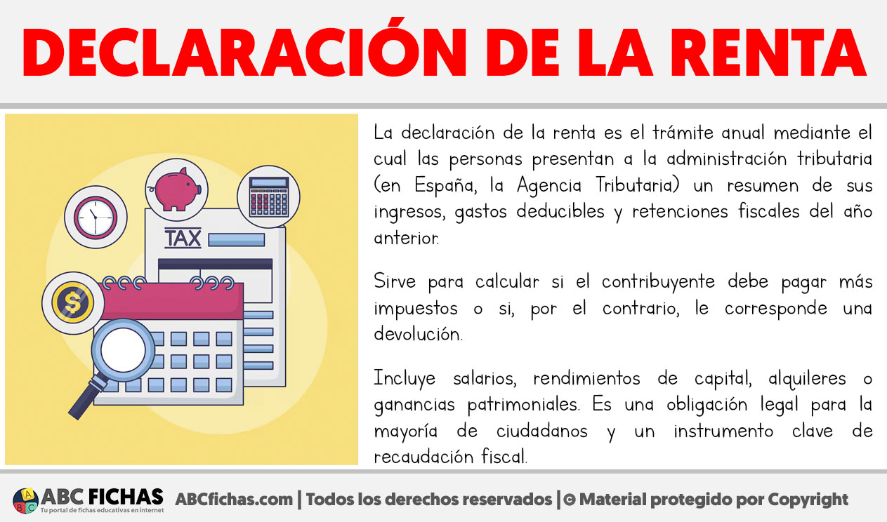 Que es la declaracion de la renta