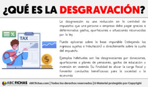 Que es la desgravacion