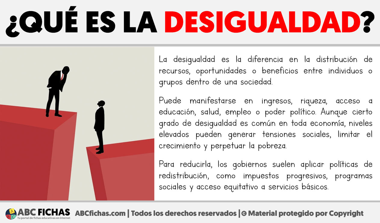 Que es la desigualdad