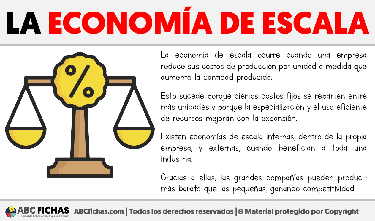 Que es la economia de escala