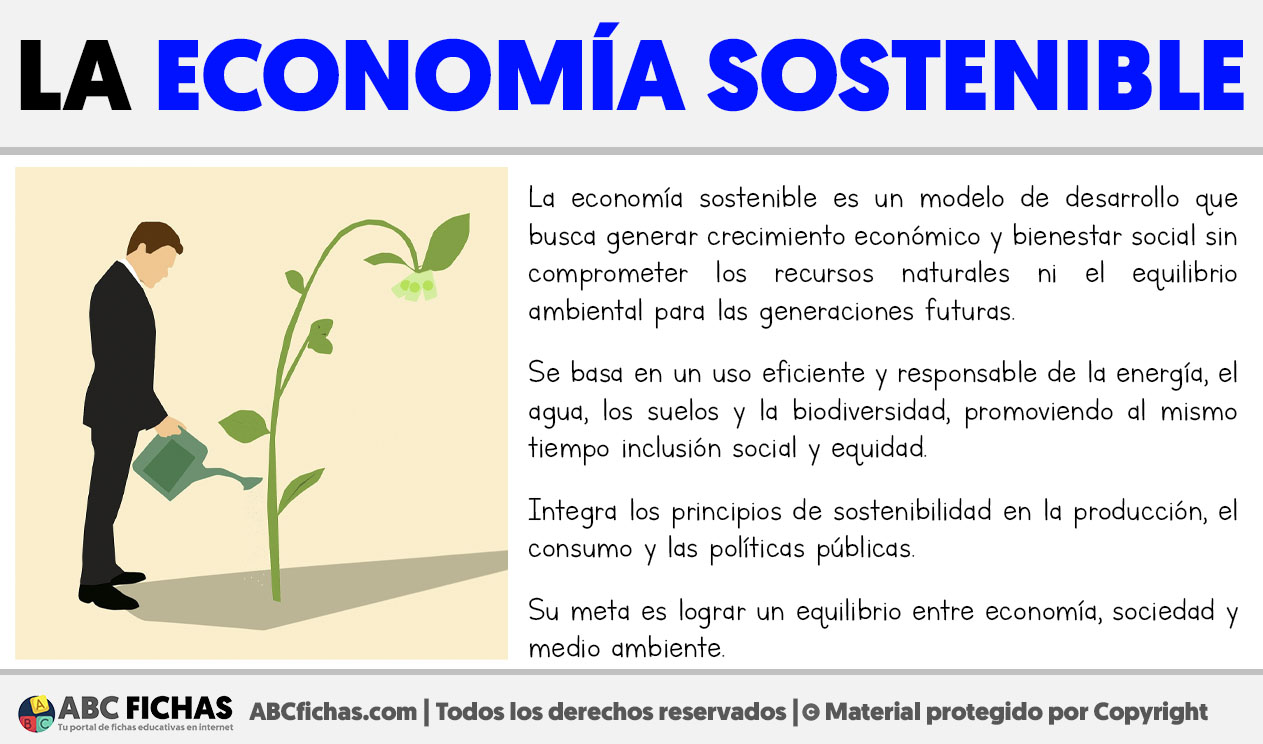Que es la economia sostenible