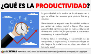 Que es la productividad
