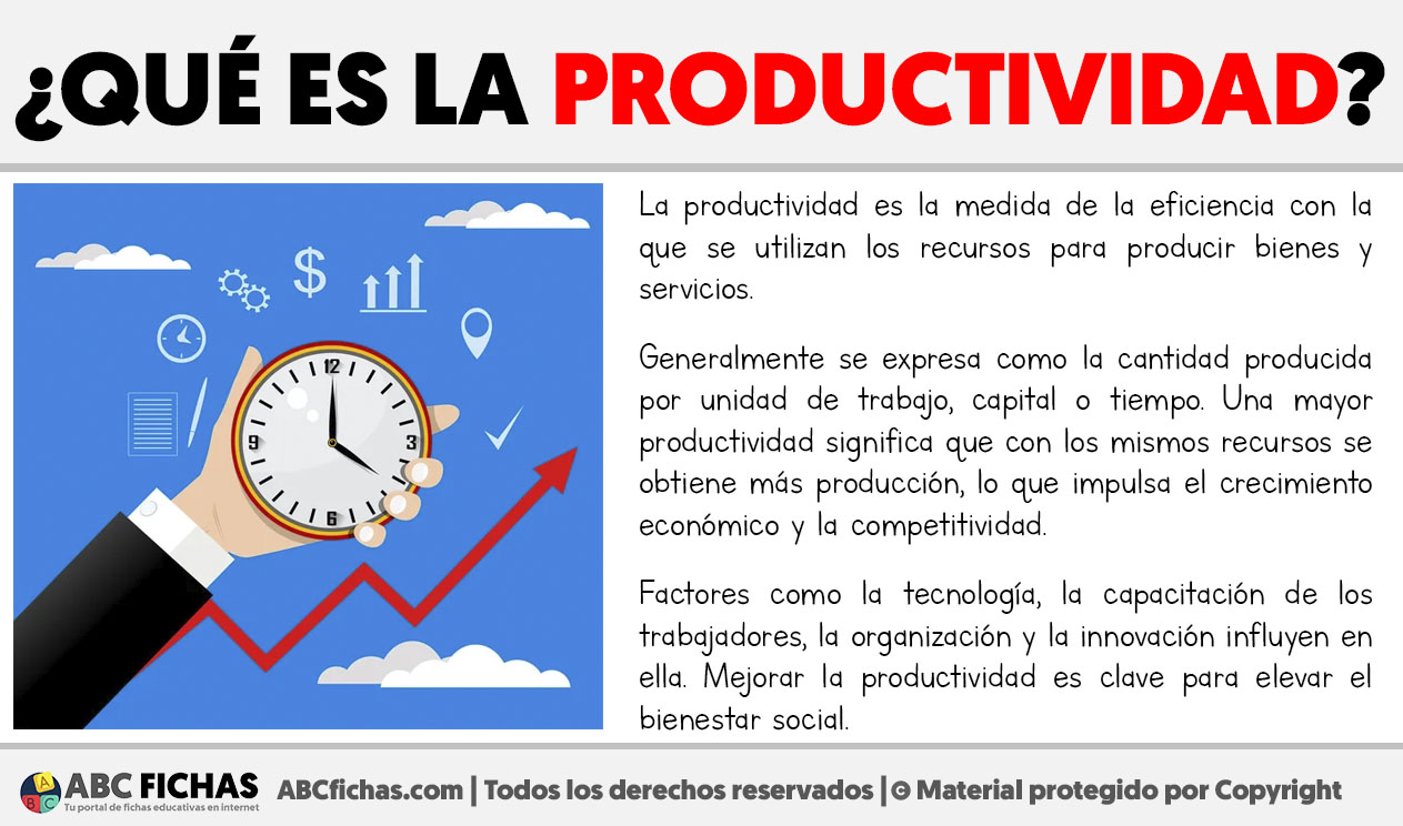 Que es la productividad