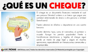 Que es un cheque