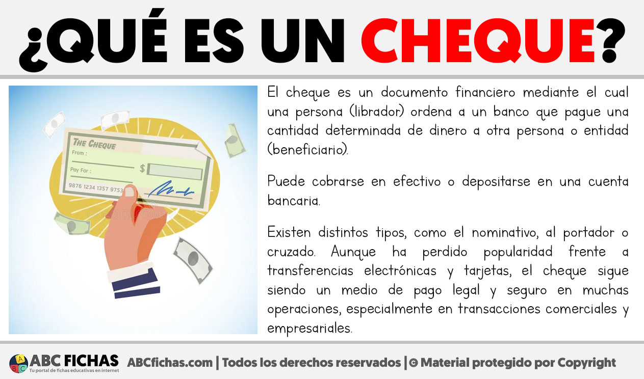 Que es un cheque