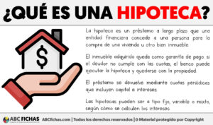 Que es una hipoteca