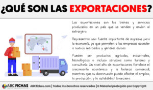 Que son las exportaciones