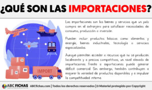 Que son las importaciones