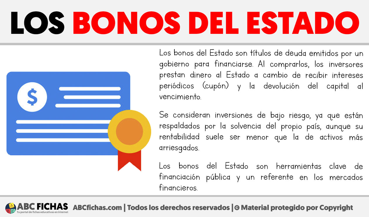Que son los bonos del estado