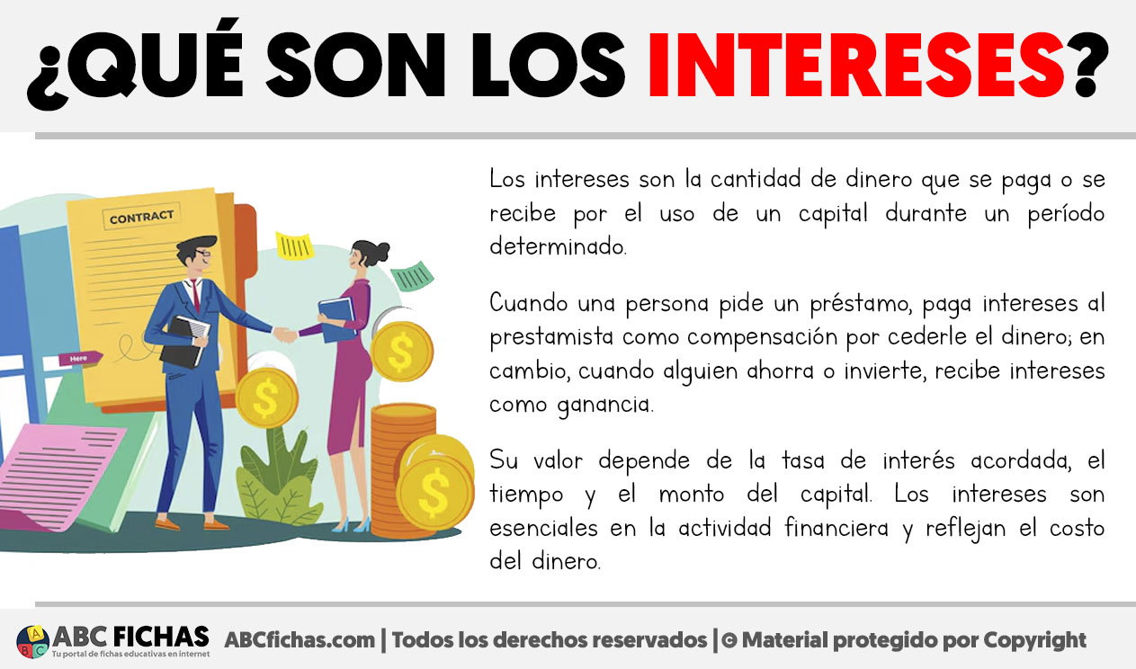 Que son los intereses