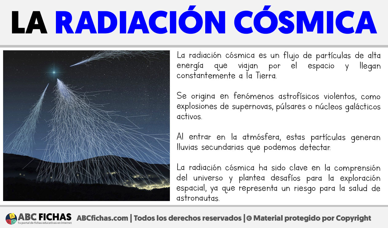 Que es la radiacion cosmica