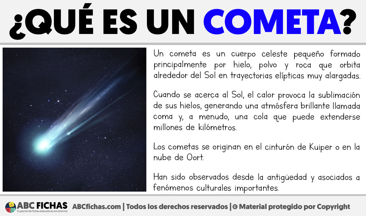 Que es un cometa