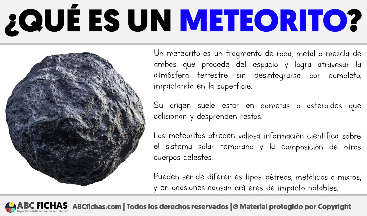 Que es un meteorito