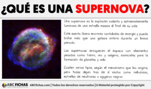 Que es una supernova