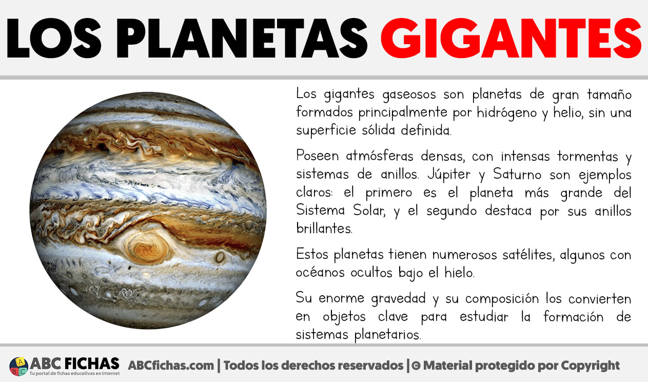 Que son los planetas gigantes