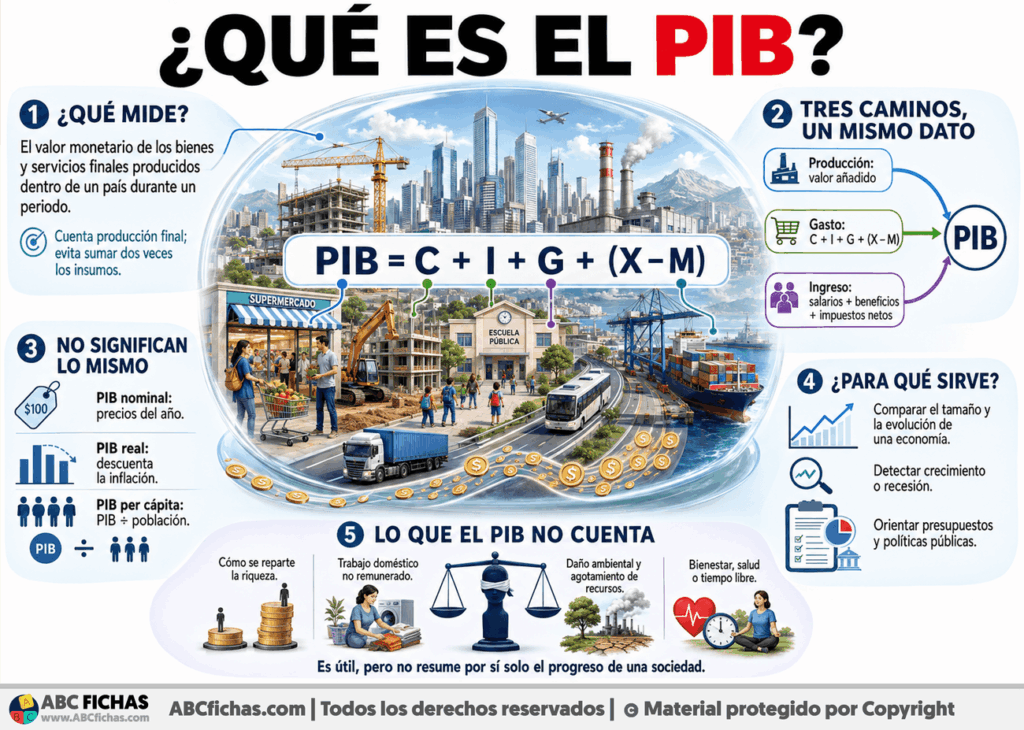 Infografia sobre ¿Qué es el PIB?