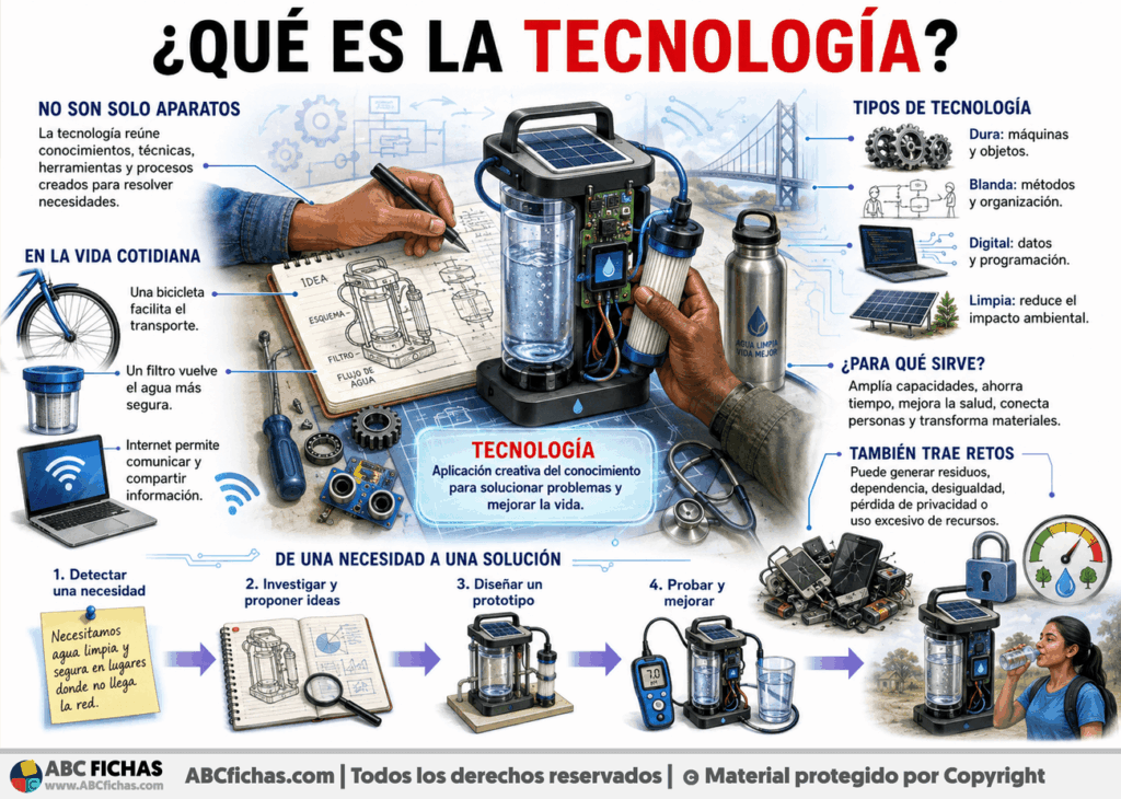 Infografia sobre ¿Qué es la tecnología?