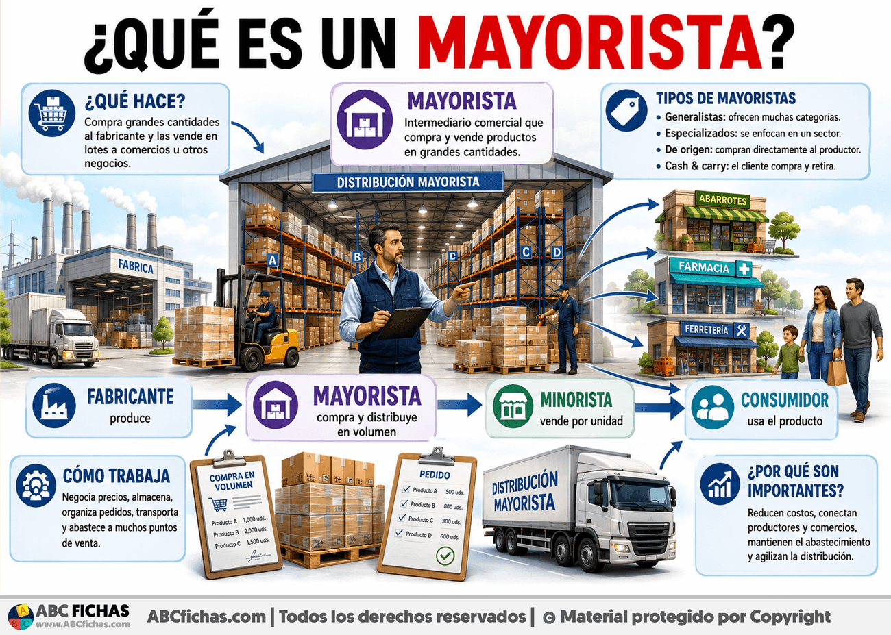 Infografia sobre ¿Qué es un mayorista?