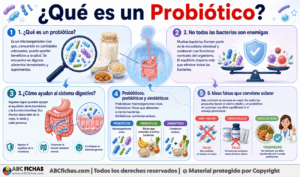 Infografia sobre ¿Qué es un Probiótico?