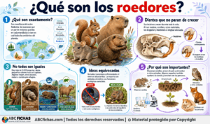 Infografia sobre ¿Qué son los roedores?